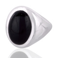 Black Onyx Gemstone 925 Solid Silver Ring Jewelry